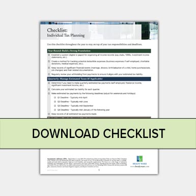 Your Tax Planning Timeline: Key Deadlines for Individuals